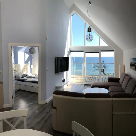 Ferienwohnung Amber Cliff Mechelinki Exterior foto